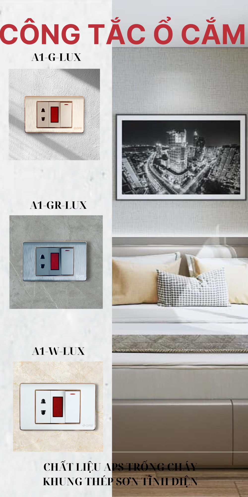 C&Ocirc;NG TẮC Ổ CẮM