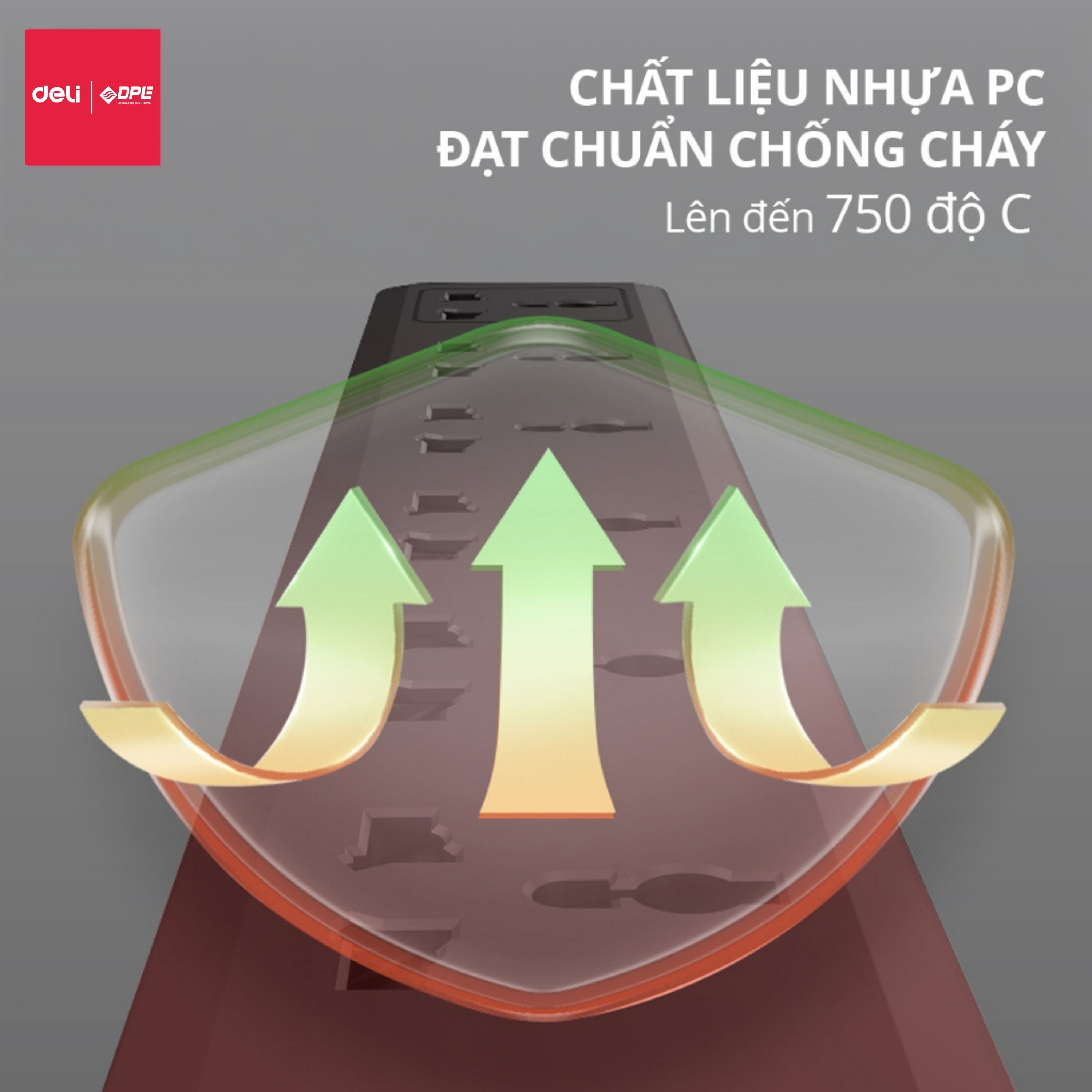 Ổ cắm điện 3 ổ + 2 USB + 1 TypeC 2.1A - M&agrave;u trắng