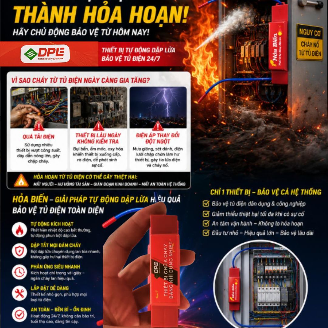 THIẾT BỊ CHỐNG CH&Aacute;Y TỦ ĐIỆN TỰ ĐỘNG B&Agrave;NG KH&Iacute; DUNG