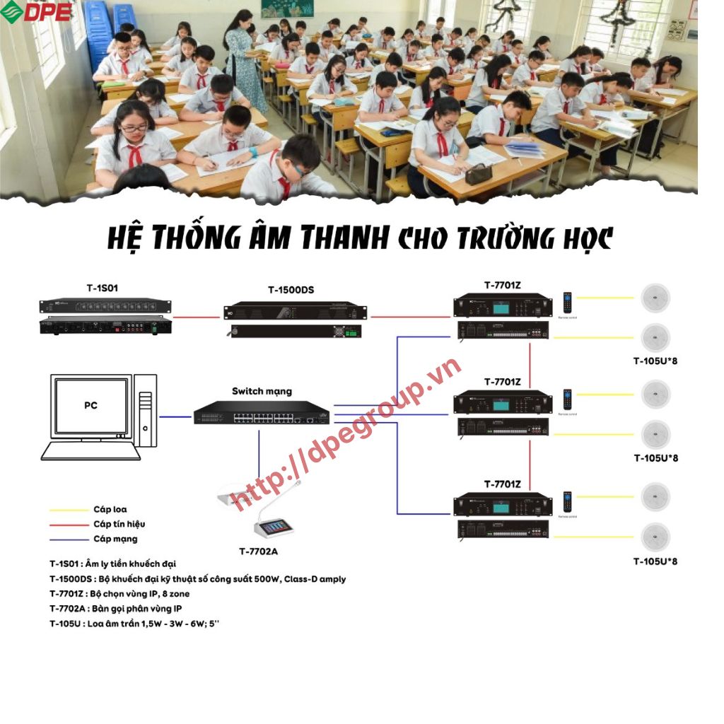 HỆ THỐNG &Acirc;M THANH TH&Ocirc;NG B&Aacute;O TRƯỜNG HỌC